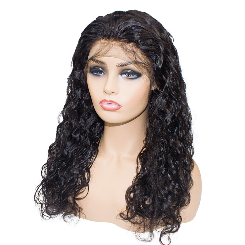 Brazilian Natural Wave Virgin Remy Hair Lace Front Wigs