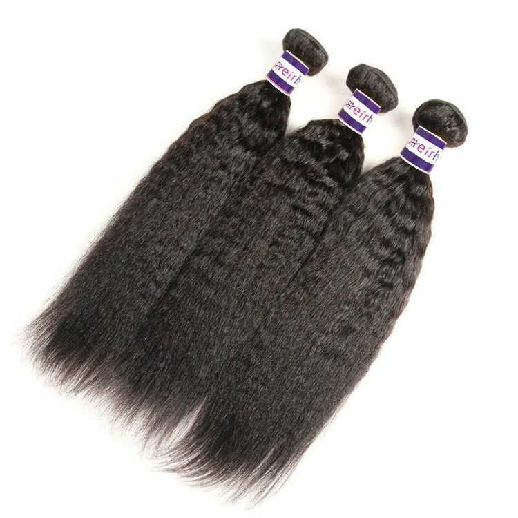 10A Brazilian Yaki Straight Hair Extensions