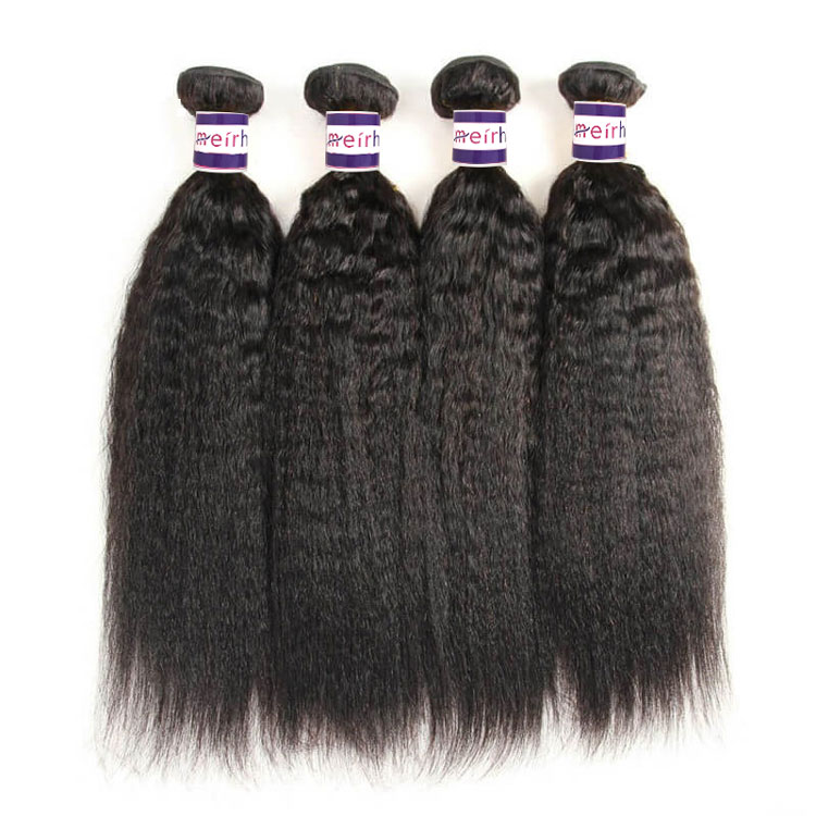 10A Brazilian Yaki Straight Hair Extensions