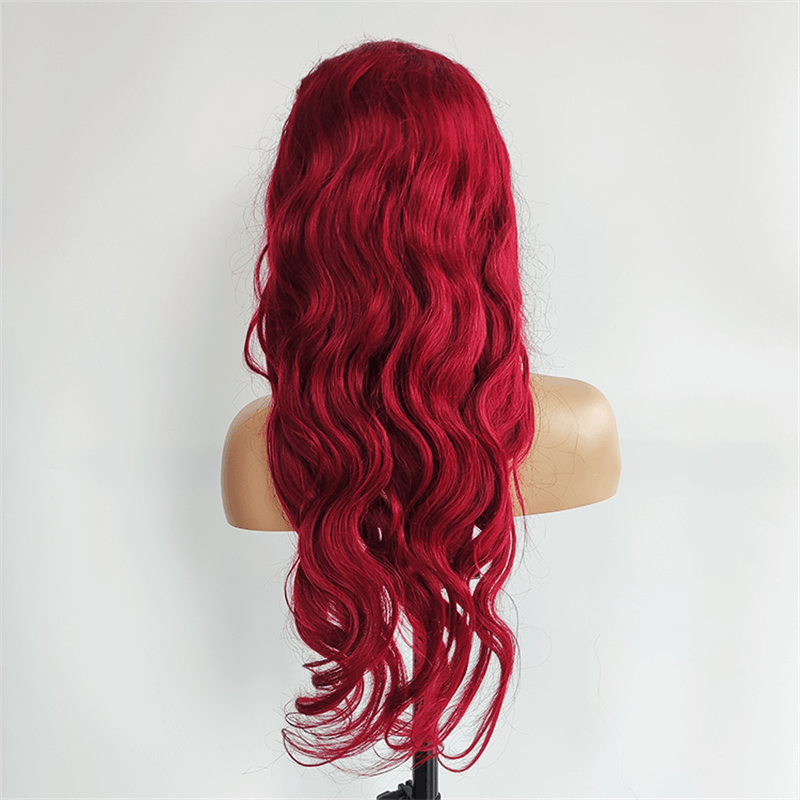 Best Wig Vendors Wholesale Burgundy Color Lace Front Wigs