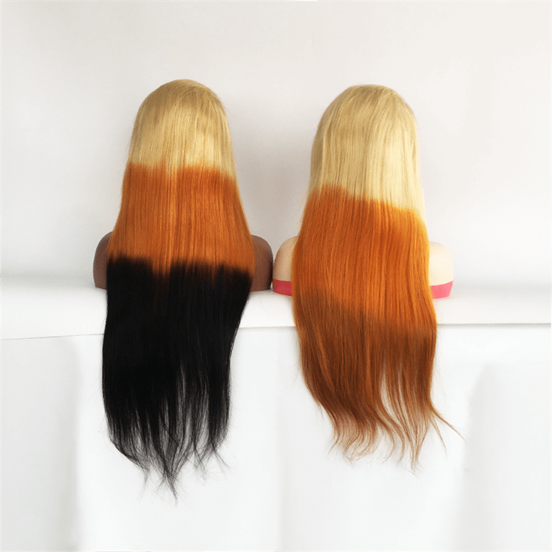 Wholesale Virgin Hair Wig Vendors Custom Color Lace Front Wigs