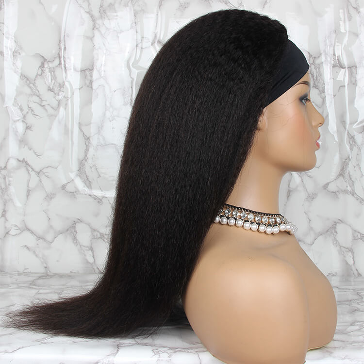 Headband Human Hair Wigs