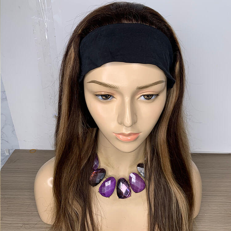 Headband Wig With Bangs