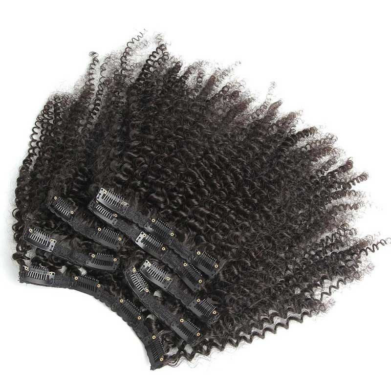 Wholesale Kinky Curly Clip In Hair Extensions Manufacturers