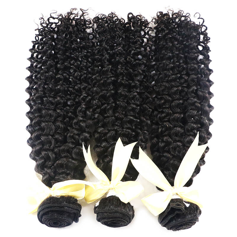 11A Best virgin brazilian curly human hair weave