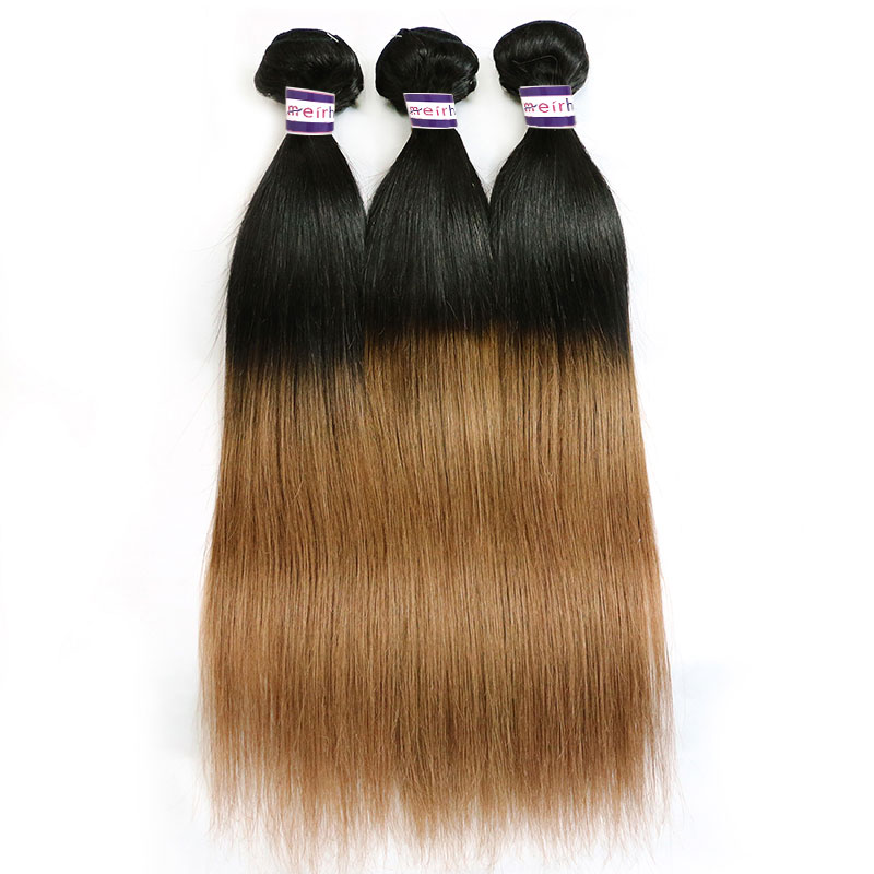 black hair brown ombre color 1B/30