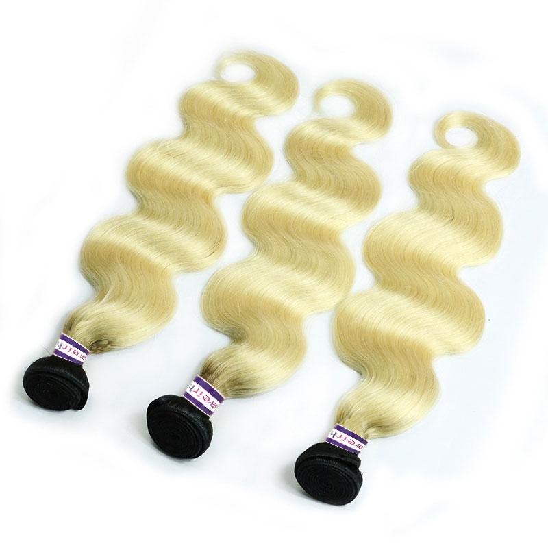 Body Wave Brazilian Weave Ombre Color 1B/613