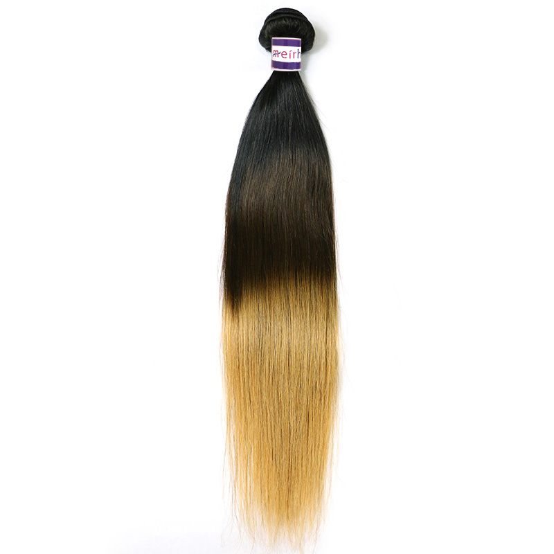 Ombre Hair 3 Colors Brazilian Hair Straight 1B/4/27