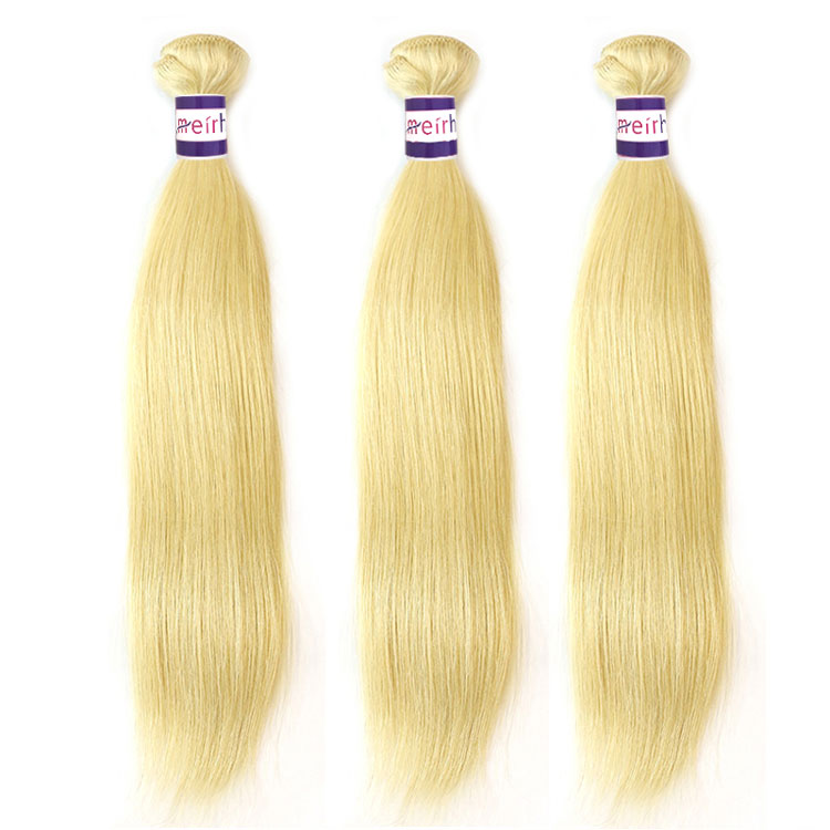613 Straight Hair Blonde Color 