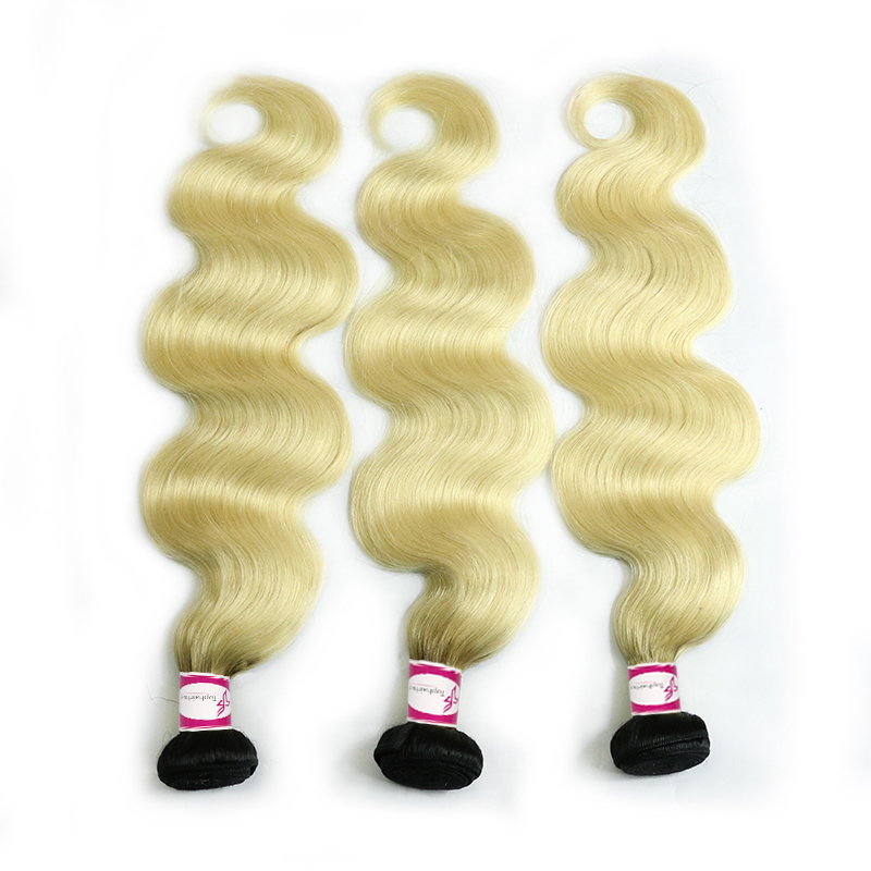 Body Wave Brazilian Weave Black Hair Ombre Blonde 1b 613