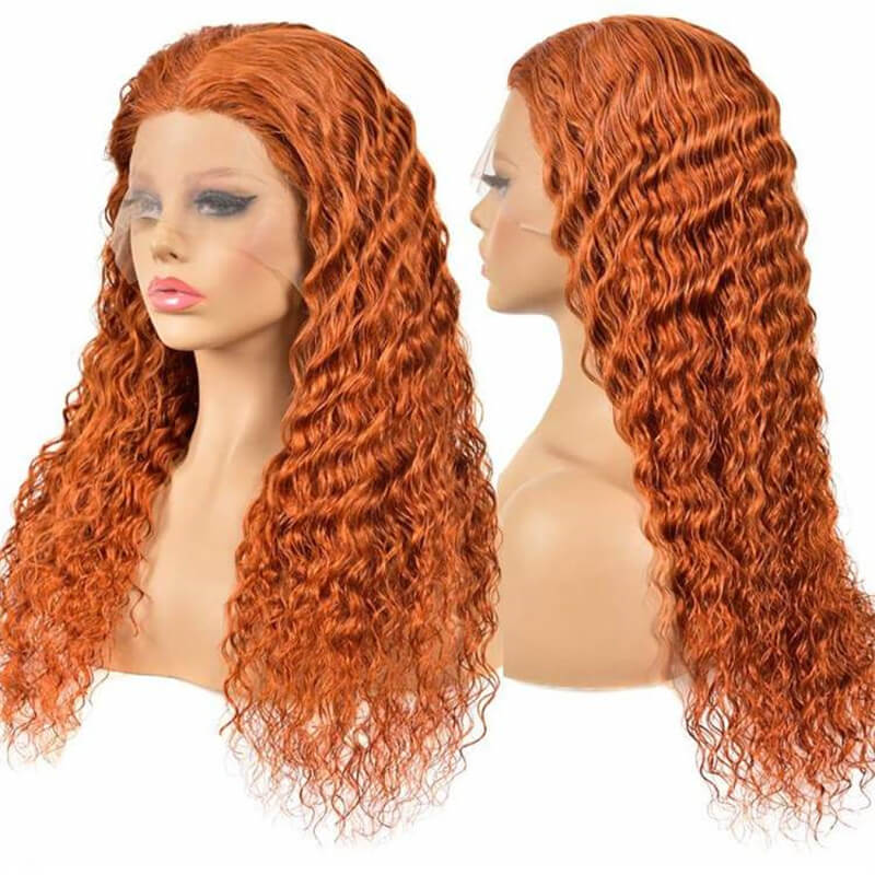 Ginger Wigs Pre Plucked Ginger Lace Front Wigs Human Hair