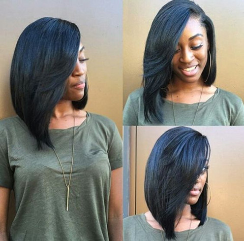 bob haircut sew in