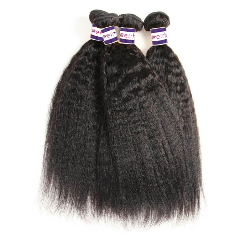 10A Brazilian Yaki Straight Hair Extensions