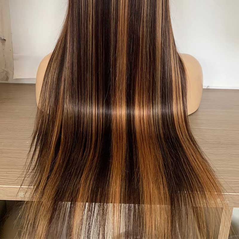 Ombre Full Lace Human Hair Wigs